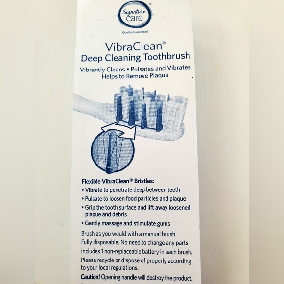 🆕  2 ELECTRIC Toothbrush Deep Cleaning 🪥 Battery operated - Picture 3 of 5